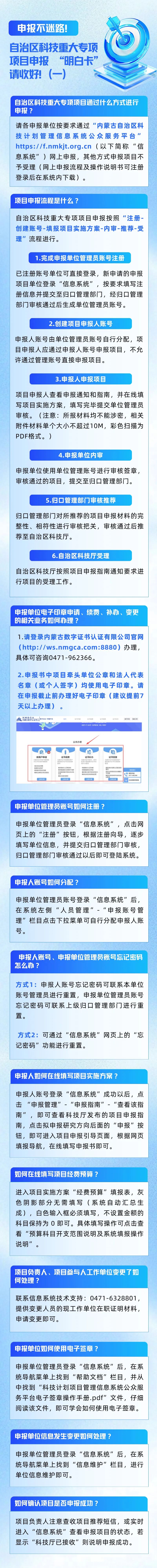 申报不迷路！自治区科技重大专项项目申报 &ldquo;明白卡&rdquo; 请收好！（一）相关图片
